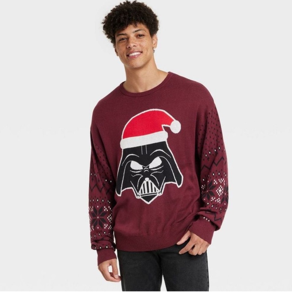 Men's Disney 100 Star Wars Pullover Sweater - Maroon L